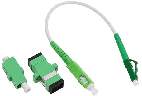 VGOL LC/APC-SC/APC Glasfaser Patchkabel Singlemode Simplex Glasfaser Jumper Optisches Patchkabel mit Glasfaser Adaptern und Kupplungen 20cm