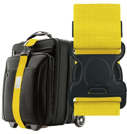 STATUS Yellow Luggage Strap, 1 Unit