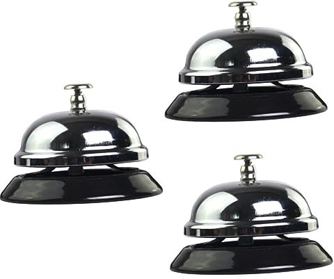 Operitacx 3 Stücke Modische Desktop Service Anruf Glocke Kundenservice Glocke Für Hotel Küche Bar