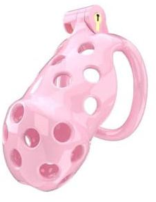 Rimba P-Cage PC03 Peniskäfig, Pink, Ø3,9 x 8,5 cm