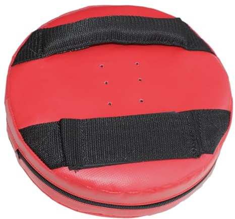 LISARO Top Coach Pratzen/Box Shield/Box-Schlagpolster/Maße Ca. 25 X 9 cm/VENYL-PU RUND Tellerpratzen, Handpratzen, Trainerpratzen, Schlagkissen Focusmitt Coaching pro Stück
