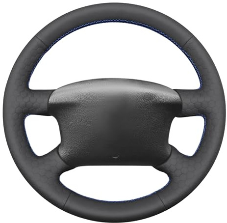 MEWANT Lenkradbezug zum Nähen für für Golf 4 für B5 für Variant für | Passgenau für für Golf 4 für B5 für Variant für Sharan für Bora T4 T5 Custom Hand Nähen Lenkradhülle Atmungsaktiv