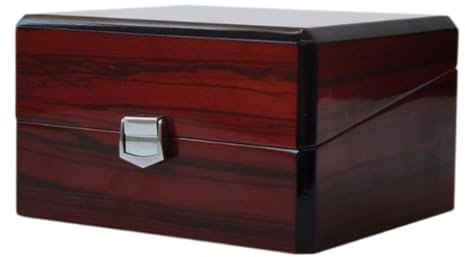 Oshhni Scatola per orologio singola in legno Scatola portaorologio Custodia per orologio singola Organizzatore per orologio Contenitore per gioielli