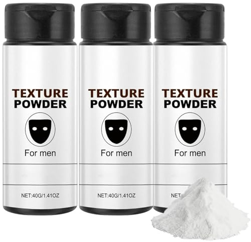 Poudre Texturisante Cheveux,Poudre Coiffante,Poudre Coiffante Homme,Poudre Texture,Texture Powder,Effet Mat et Volume Maximisé Poudre Texturisante pour Homme et Femme,Poudre Haare Mit Effekt (40g, 3)