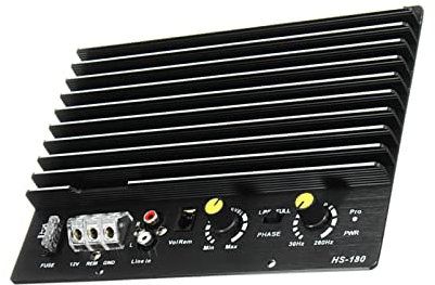Amplificatore Auto, 12V 1200W 100A Unversal Amplificatore di potenza audio for auto Subwoofer Potente scheda amplificatore for bassi for auto Scheda amplificatore fai-da-te for Auto Car Player