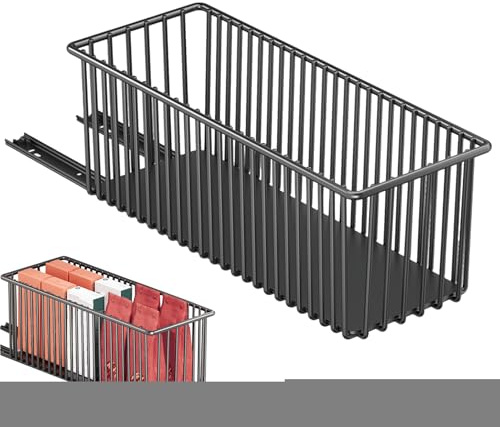Organiseur de placard coulissant – Panier de rangement en métal pour cuisine, maison, restaurant, hôtel, salle de bain, chambre à coucher, placard, chambre à coucher
