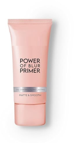 CROW Power of Blur Primer | Lightweight & Silicone-Based | Matte Finish & Oil-Control | Infused with Vitamin A & E | Water-Proof & Smoothening Primer - 30ml