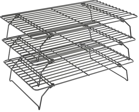 Griglia Di Raffreddamento Impilabile For La Cottura, Griglia Di Cottura A 3 Livelli Adatta Al Forno For Pizza, Torte, Pane, Griglia Di Raffreddamento For La Cottura, Griglia For Biscotti