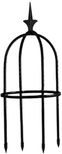 Traliccio da giardino per piante rampicanti 29, 5x6 pollici Torre in ferro Obelisco Traliccio Supporto per piante per pomodori, fiori, verdure, rose