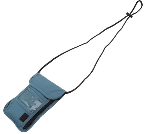 UTHCLO Reisepasshülle und Sicheren Dokumentenschutz mit Transparentem Fach aus Nylon Multifunktionaler Organizer für Handy und Karten für Reisen