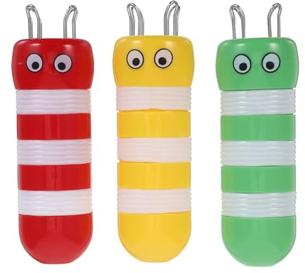 DOITOOL 4pcs Knitting Dolly | French Knitter Tool | Yarn Winding Spool | Bee Shaped | DIY Knitting Spool | Craft Starter Beginners Kit for Scarves Hat Sweater