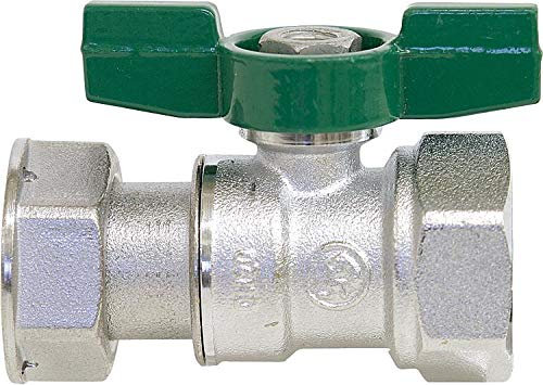 Trinkwasser Kugelhahn DVGW 1 IG x 1 ÜWM mit Flügelgriff