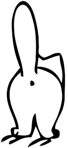 Katze von hinten 15 cm Aufkleber für Auto,Scheibe, Lack,Wand,Wandtattoo aus Hochleistungsfolie für alle glatten Flächen von myrockshirt® Autoaufkleber Tuning Decal Sticker