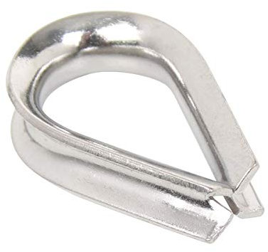 GAH Alberts - Guardacabos (acero inoxidable, 5 mm de diámetro)