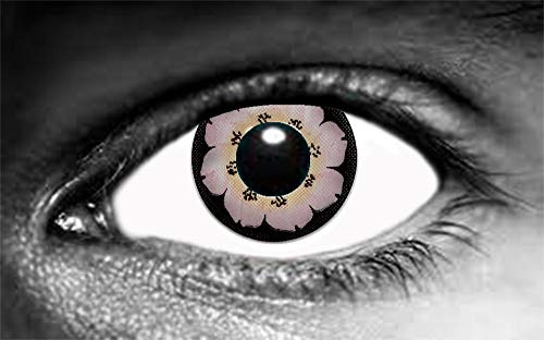 COPPIA DI lente di colore fiore rosa