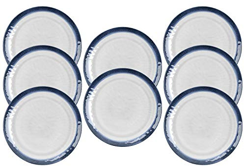 Auntie Morags Coastal/Seaside - Outdoor/Camping/BBQ - Dinner Plates Sets (8)
