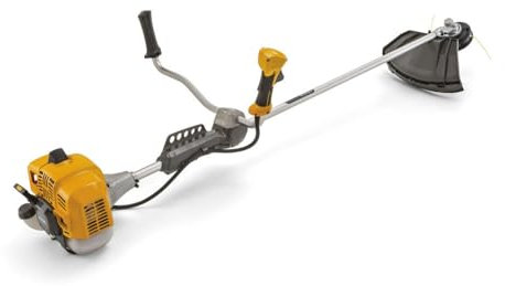 STIGA BC 555 B débroussailleuse - Moteur 1,55 KW 51,7 CC, Largeur de Coupe 45 cm, Guidon Ergonomique pour vélo, tête Tap&Go à Double Fil, Lame en métal et Harnais Double