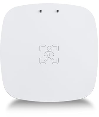 MmWave - Sensore di rilevamento presenza umana smart, sensore di rilevamento radar a onde millimetriche con Zigbee, necessita di hub TUYA, rilevamento del movimento umano e della presenza statica