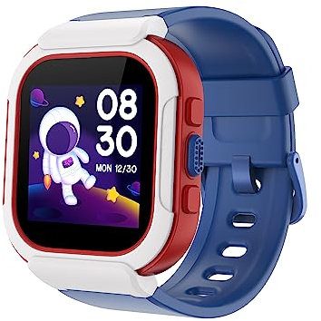 Cloudpoem Smartwatch Bambini No Telefono Orologio Contapassi per Bambino 4-12 Anni Orologio Sportivo Ragazzo Fitness Tracker con Giochi 9 Modalità Sportive Cardio SpO2 Cronometro Timer Sveglia Blu