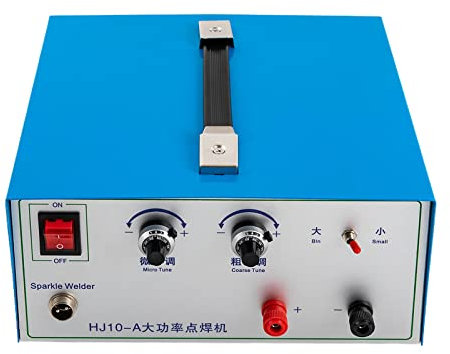 Pulse Spot Welder Poste de soudage par points Doré/argenté 100 A 500 W pour souder or, or carat, argent et fer