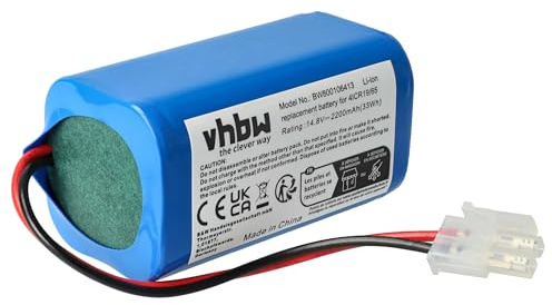 vhbw Batterie Remplacement pour Silvercrest 305857 | pour robot électroménager (2200mAh, 14,8V, Li-ion)