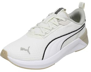 Puma - SOFTRIDE Harli WNS Hybrid Skins, Zapatillas para Correr de Carretera Femenino, Warm White-Desert Dust,