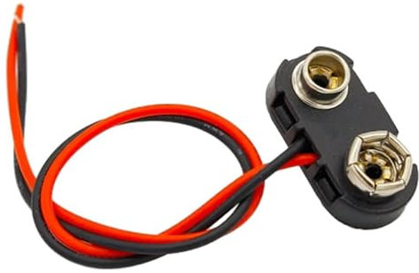 FNYUVNFAF 10pcs 9V Battery Snap Connector Clip Lead Wires Holder
