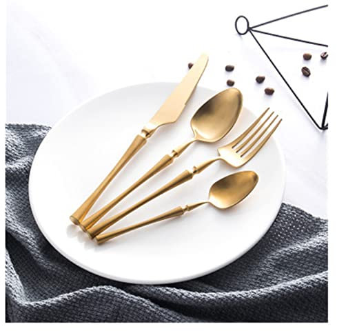 Party 24 Teile/Satz Besteck Set Edelstahl Geschirr Set Gold Besteck Gabel Messer Löffel Hochzeit Silberbesteck Set Hervorragende