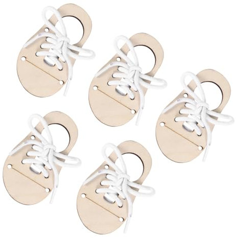 Sewroro Holzspäne Für Jungen Und Mädchen 5er-pack Unlackierte Holzscheiben Graffiti-ornament Für Jungen Und Mädchen Kreatives Bastelset