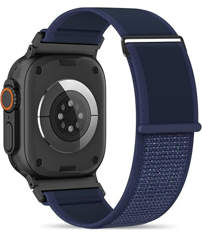 Higgs Correas Trail Loop Nylon Compatible con Correa Apple Watch Series 44mm Ultra3/2/1 49mm 42mm 45mm 46mm Hombre, Pulsera Suave Deportiva Ajustable para iWatch Serie 11 10 9 SE 8 7 6 5 4 3 2 1