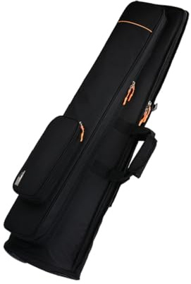 Posaunenkoffer Schwarz, Instrumentenschutztasche aus Oxford Stoff | Musikinstrumententasche, Große Kapazität, Posaunenset Tasche für Tenorposaune