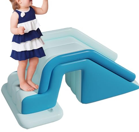 Tobogán Inflable para Piscina | Toboganes Inflables Plegables - Rampa Antideslizante De Montaje Rápido para Niños Y Niñas En Exteriores Fiestas De Verano Camping