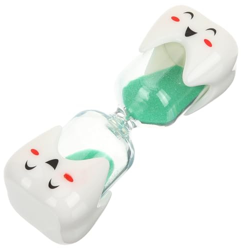 ULTECHNOVO Minuteur Sablier Sourire Vert pour Brossage Dents Garçon Fille Timer Créatif pour Routine Garçon Fille Jeux et Apprentissage