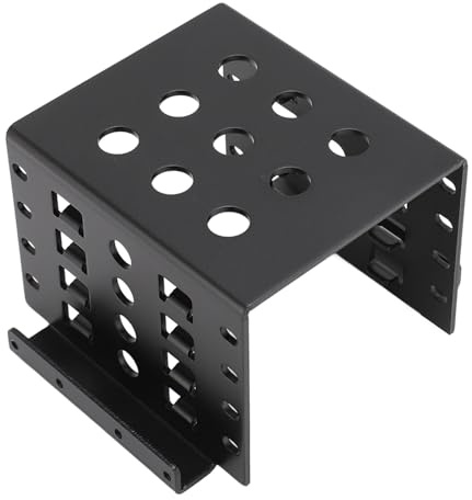 Professionell aluminiumlegering ihålig 2 5 till 3 tums HDD monteringshylla hårddisk förvaringsfäste för IDE SSD med värmeavledning enkel installation
