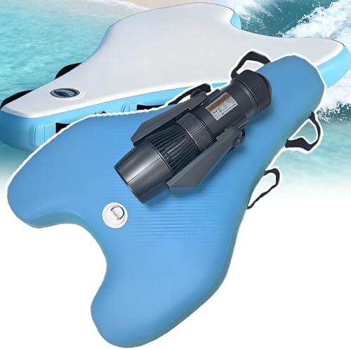 Water Sports 2-in-1 Elektrisches Surfbrett Unterwasser-Scooter, aufblasbares Bodyboard mit 500W Thruster, 3-9km/h 10-Gang-SUP-Motor, 40m Tauchtiefe, 40-130min Akku, 114.8 kg Kapazität