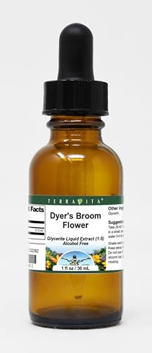 Dyer's Broom Flower Glycerite Liquid Extract (1:5) - No Flavor (1 oz, ZIN: 522392) - 3 Pack