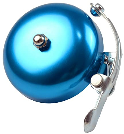 Yunshan Classic Bike Bell, Loud Crisp Clear Sound Bicycle Bells Accessories for Adults Youths, Stylish Bike Horn for Road Bike, Mountain Bike(Blue)