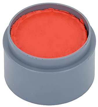 Grimas Water-Make-Up, 15ml Wasserschminke, Farbe ampelrot 501, professionelle Körperfarbe, schnelltrockend und sehr hautschonend, ideal fürs Kinderschminken, Karneval und Halloween, auf Wasserbasis