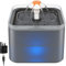 NICREW Cat Water Fountain, Cat Fountain with LED Light and Activated Carbon Filter, 2L Pet Water Dispenser, Gray