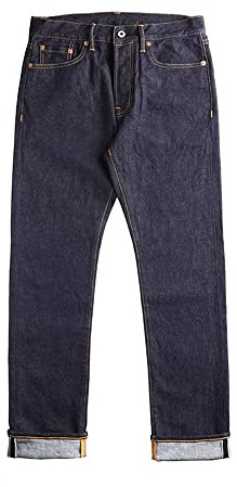 Red Tornado 12oz Selvedge Denim Jeans Rinsed Slim Straight Fit 34