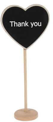 NUOBESTY 10St visitenkarten halterung clip eincremehilfe ideas bastelbedarf malpappe holzbretter holzteller party dekoration ziernieten garnische Tafel mit basis - Schüler Hölzern