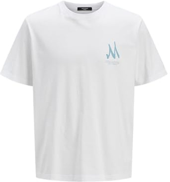 Jack & Jones Jprblaapoh grafiskt te, Ljus vit, M