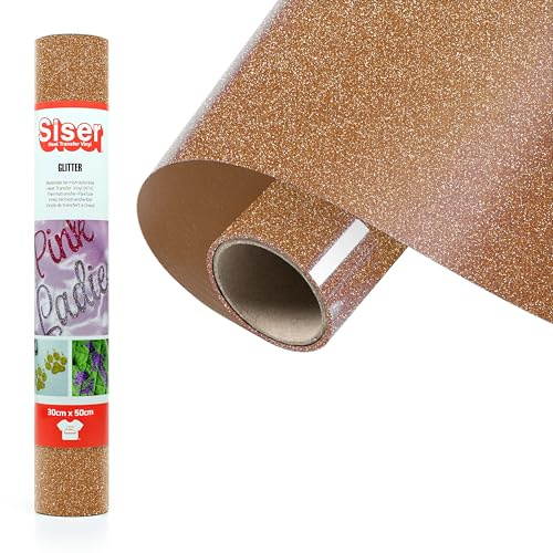 Siser® Glitter Tawny värmeöverförbar vinyl, 50 x 30 cm