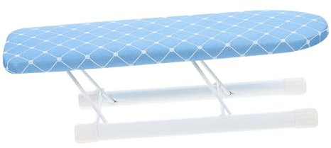 MOLUCKFU Kleiner Bügelbrett Aus Metall Faltbar Stabiles Bügelbrett Für Zuhause Und Reisen Mit Rutschfestem Stand Und Klappbarem Gestell