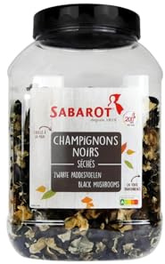 SABAROT Getrocknete schwarze Pilze Tubo 500 g – Intensiver und authentischer Geschmack