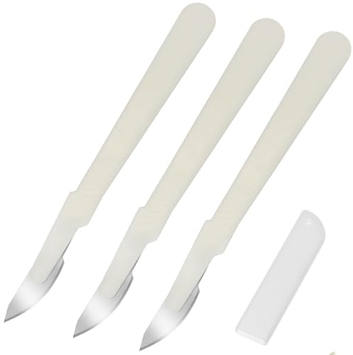 WOFASHPURET Set 3 Pezzi Utensili per Pane Tagliapasta in Acciaio al Carbonio Copertura, Manico Ergonomico, Taglierina per Pane, Dolci e Torte, Attrezzi da Cucina per Uso Casalingo