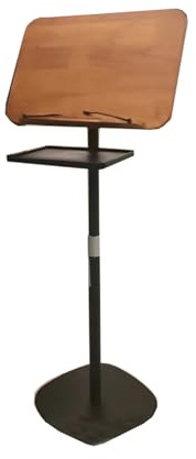 Soporte For Libros De Suelo, Soporte For Música De 5kg Con Bandeja, Altura Ajustable For Sala De Conferencias De Oficina Y Escuela(H-182cm)