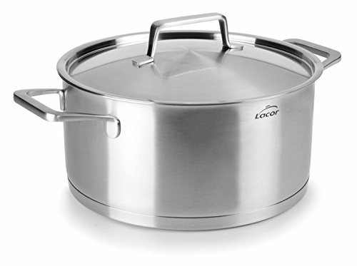 Lacor 45024 Gryta med lock Foodie, silver