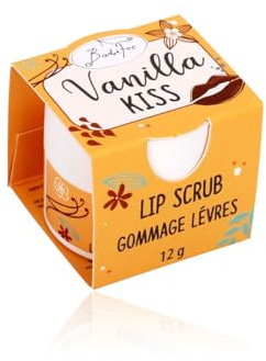 BadeFee Lippenpeeling Kiss – Sanfte Pflege für glatte & weiche Lippen, made in Germany (15 ml, Vanilla Kiss)
