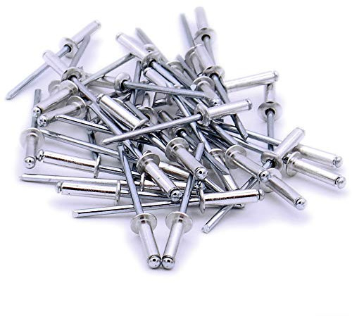 M3.2 (3.2mm x 14mm) Dome Blind Rivet - Aluminium (Pack of 40)